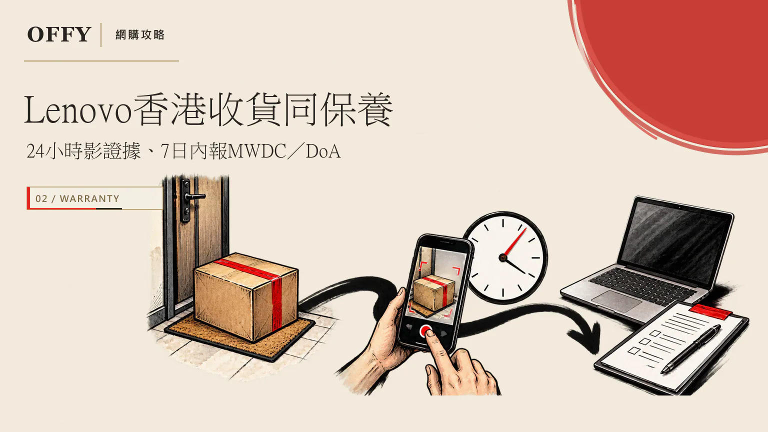Lenovo香港收貨同保養 24小時影證據、7日內報MWDC／DoA
