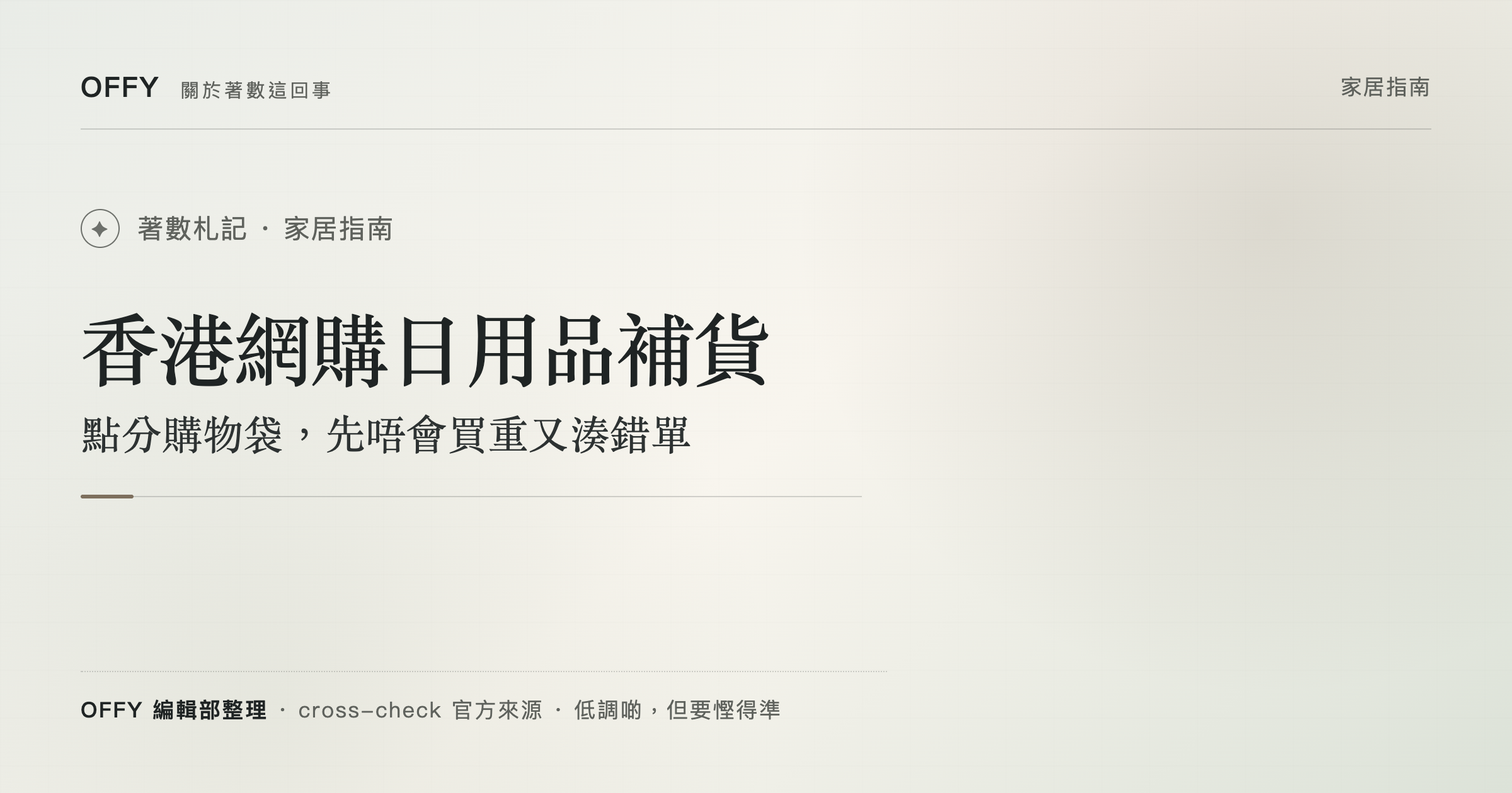 香港網購日用品補貨 點分購物袋，先唔會買重又湊錯單
